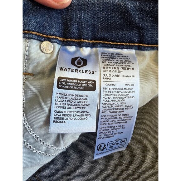 Levi's 311 Jeans Womens 30x30 Shaping Skinny Waterless Light Wash - Picture 8 of 16